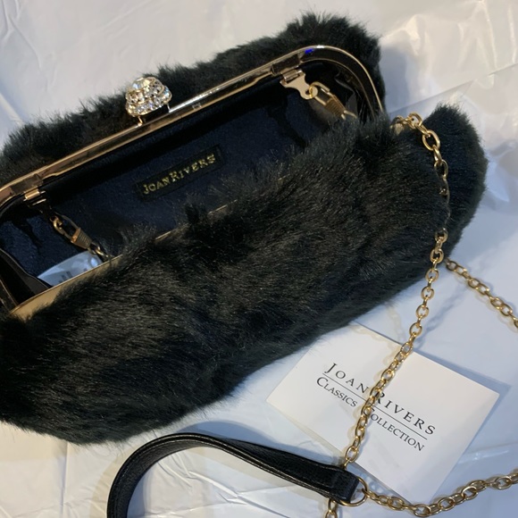 Joan Rivers Faux Fur Minibag - Picture 2 of 2